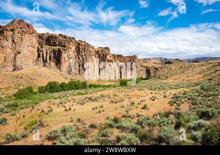 Vue sur la zone naturelle de l'État de Sucor Creek, Oregon Banque D'Images