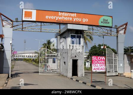 Vues générales de la vie de plage à Lungi-Town, Freetown, Sierra Leone, Afrique. Banque D'Images