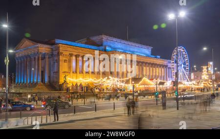 St Georges Hall, Liverpool, ouvert en 1854 et classé grade 1. Photographié ici en novembre 2023. Banque D'Images