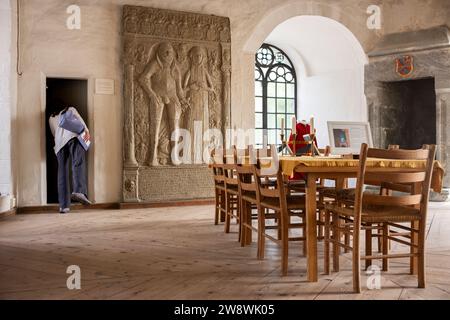 Bergen, Norvège, le 29 juin 2023 : la tour Rosenkrantz est considérée comme l'un des monuments les plus importants de la Renaissance et fut la résidence du roi Eirik Ma Banque D'Images