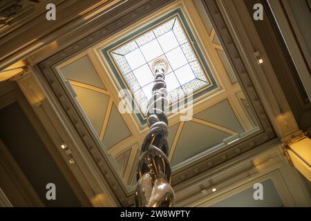 Bergen, Norvège, 29 juin 2023 : des installations artistiques ou des sculptures exposées aux musées d'art KODE de Bergen, l'un des plus grands musées scandinaves Banque D'Images