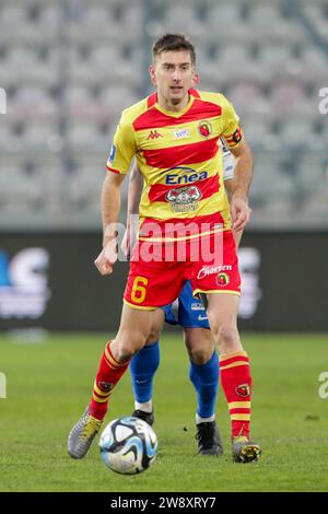 Taras Romanczuk de Jagiellonia Bialystok vu en action lors du match de football PKO Bank Polski Ekstraklasa entre Puszcza Niepolomice et Jagiellonia Bialystok au stade Marshal Józef Pi?sudski. Score final ; Puszcza Niepolomice 3 : 3 Jagiellonia Bialystok. (Photo Grzegorz Wajda/SOPA Images/Sipa USA) crédit : SIPA USA/Alamy Live News Banque D'Images