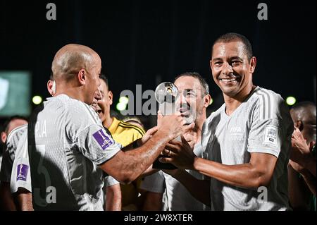 Jeddah, Arabie saoudite. 21 décembre 2023. Al Ahli Sports Club JEDDAH, ARABIE SAOUDITE - 21 DÉCEMBRE : Gilberto Silva après le match Saudi Legends and World Legends au Al Ahli Sports Club le 21 décembre 2023 à Jeddah, Arabie Saoudite. (Photo Alexandre Neto/SPP) (/SPP) crédit : SPP Sport Press photo. /Alamy Live News Banque D'Images