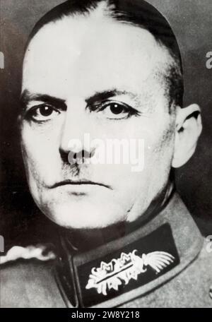 Gerd von RUNDSTEDT (1875-1953) Maréchal allemand, vers 1942 Banque D'Images