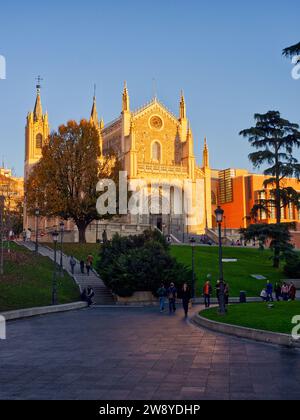 Madrid, Espagne - 19 novembre 2023 : Église San Jeronimo el Real à Madrid, Espagne Banque D'Images