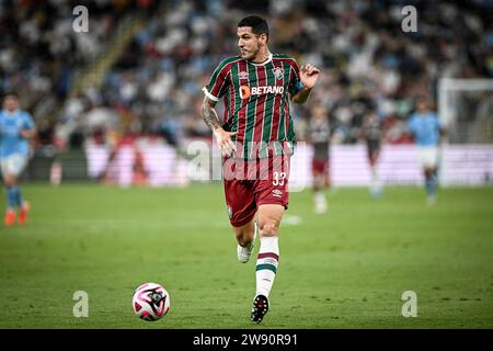 Jeddah, Arabie saoudite. 22 décembre 2023. DJEDDAH, ARABIE SAOUDITE - 22 DÉCEMBRE : Nino Mota de Fluminense lors de la finale de la coupe du monde des clubs de la FIFA entre Manchester City et Fluminense au King Abdullah Sports City le 22 décembre 2023 à Djeddah, Arabie saoudite. (Photo Alexandre Neto/SPP) (Alexandre Neto/SPP) crédit : SPP Sport Press photo. /Alamy Live News Banque D'Images