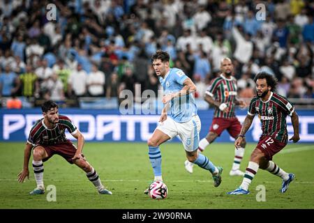 Jeddah, Arabie saoudite. 22 décembre 2023. JEDDAH, ARABIE SAOUDITE - 22 DÉCEMBRE : John Stones de Manchester City lors de la finale de la coupe du monde des clubs de la FIFA entre Manchester City et Fluminense au King Abdullah Sports City le 22 décembre 2023 à Jeddah, Arabie Saoudite. (Photo Alexandre Neto/SPP) (Alexandre Neto/SPP) crédit : SPP Sport Press photo. /Alamy Live News Banque D'Images