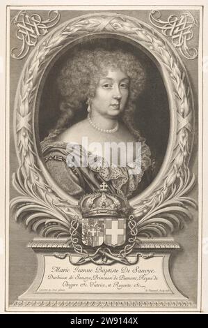 Marie-Jeanne-Baptiste, Duchesse de Savoie 2000 par Robert Nanteuil Banque D'Images