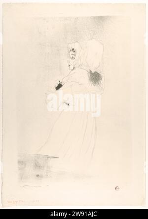 Miss May Belfort (Grande assiette) 1984 par Henri de Toulouse-Lautrec Banque D'Images