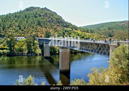 Monument naturel de Portas de Rodao au Portugal Banque D'Images