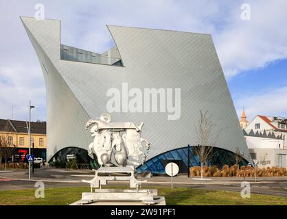 Landesgalerie Niederösterreich der Kunstmeile Krems, Architekten Marte.Marte, Krems an der Donau, Niederösterreich, Österreich *** Basse-Autriche Galerie d'État du Krems Art Mile, Architects Marte, Krems an der Donau, Basse-Autriche, Autriche Banque D'Images