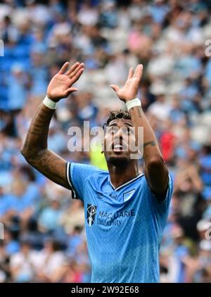 Sydney, Australie. 23 décembre 2023. Fábio l'équipe Gomes of Sydney FC est vue en action lors du match de la saison 2023/24 ronde 9 hommes entre le Sydney FC et le Western United FC qui s'est tenu à l'Allianz Stadium. Score final ; Sydney FC 4:2 Western United FC. Crédit : SOPA Images Limited/Alamy Live News Banque D'Images