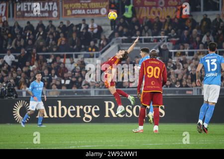 ROMA, Latium, ITALIE. 23 décembre 2023. 12/23/2023 Rome, Stade Olympique, match de football valable pour le championnat de Serie A 2023/24 entre AS Roma vs SSC Napoli.In the Picture : lukaku (Credit image : © Fabio Sasso/ZUMA Press Wire) USAGE ÉDITORIAL SEULEMENT! Non destiné à UN USAGE commercial ! Banque D'Images