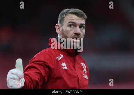 Middlesbrough, Royaume-Uni. 23 décembre 2023. Jamie Jones de Middlesbrough lors du Sky Bet Championship match entre Middlesbrough et West Bromwich Albion au Riverside Stadium, Middlesbrough le samedi 23 décembre 2023. (Photo : Mark Fletcher | MI News) crédit : MI News & Sport / Alamy Live News Banque D'Images