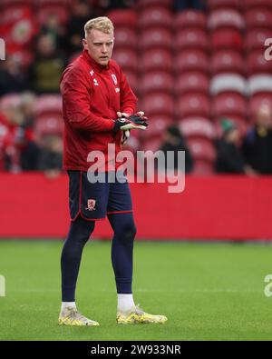 Middlesbrough, Royaume-Uni. 23 décembre 2023. Tom Glover de Middlesbrough lors du Sky Bet Championship match entre Middlesbrough et West Bromwich Albion au Riverside Stadium, Middlesbrough le samedi 23 décembre 2023. (Photo : Mark Fletcher | MI News) crédit : MI News & Sport / Alamy Live News Banque D'Images