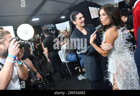 Kendall Jenner, Eva Longoria, Andie MacDowell, Viola Davis et Aishwarya Rai marchent sur la piste pendant 'le défilé l'Oréal Paris - Walk Your Worth' Banque D'Images