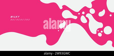 illustration vectorielle de fond laiteux. vecteur de fond fluide. Illustration de Vecteur