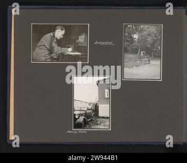 Entraînement à Bockklemünd, 1939 Photography Album Magazine avec trois photos pendant l'entraînement militaire à Bockklemünd (Cologne), 1939. Deux photos à Bockklemünd, la troisième photo de l'installation d'un télégraphe. Fait partie d'un album militaire allemand Seconde Guerre mondiale 1939-1940. Soutien photographique Allemagne. papier gélatine argent impression entraînement militaire. radiotélégraphe, talkie-walkie Allemagne Banque D'Images