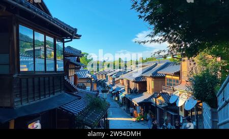 Charme japonais Explorez les plus belles rues commerçantes de Kyoto un voyage visuel à travers le cœur animé de la capitale culturelle japonaise. Banque D'Images