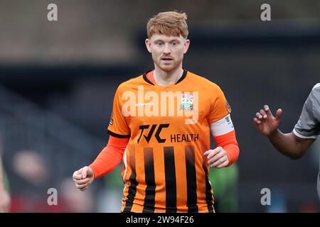 Dale Gorman de Barnet lors de Barnet vs Boreham Wood, Vanarama National League football au Hive Stadium le 23 décembre 2023 Banque D'Images