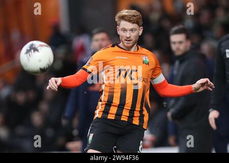 Dale Gorman de Barnet lors de Barnet vs Boreham Wood, Vanarama National League football au Hive Stadium le 23 décembre 2023 Banque D'Images