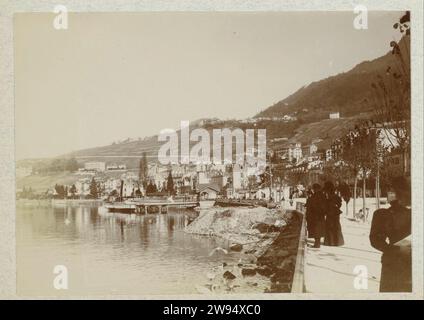 Vacances en Suisse, Andries Augustus Boom, 1899 photographie vacances en Suisse. Fait partie de l'album photo de la famille Boom-Gonggrijp au Suriname et Curaçao. Suisse soutien photographique Suisse Banque D'Images