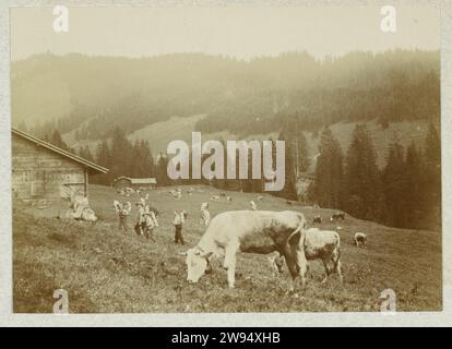 Vacances en Suisse, Andries Augustus Boom, 1899 photographie vacances en Suisse. Fait partie de l'album photo de la famille Boom-Gonggrijp au Suriname et Curaçao. Suisse soutien photographique Suisse Banque D'Images