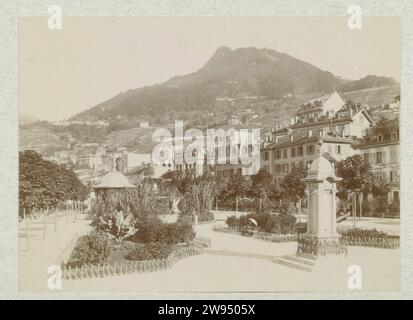 Vacances en Suisse, Andries Augustus Boom, 1899 photographie vacances en Suisse. Fait partie de l'album photo de la famille Boom-Gonggrijp au Suriname et Curaçao. Suisse soutien photographique Suisse Banque D'Images