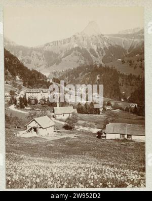 Vacances en Suisse, Andries Augustus Boom, 1899 photographie vacances en Suisse. Fait partie de l'album photo de la famille Boom-Gonggrijp au Suriname et Curaçao. Suisse soutien photographique Suisse Banque D'Images