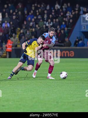 Scunthorpe United vs Solihull Moors FA Trophy, Glanford Park, Scunthorpe, North Lincolnshire, Angleterre 08.12.2023 Banque D'Images