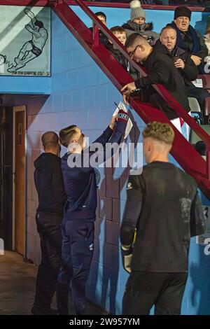 Scunthorpe United vs Solihull Moors FA Trophy, Glanford Park, Scunthorpe, North Lincolnshire, Angleterre 08.12.2023 Banque D'Images