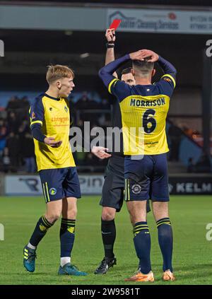 Scunthorpe United vs Solihull Moors FA Trophy, Glanford Park, Scunthorpe, North Lincolnshire, Angleterre 08.12.2023 Banque D'Images