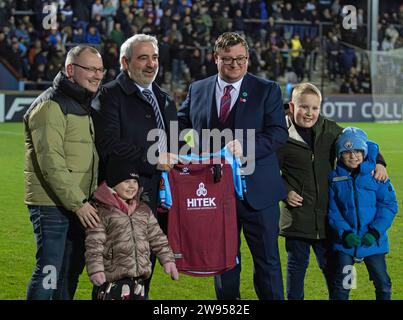 Scunthorpe United vs Solihull Moors FA Trophy, Glanford Park, Scunthorpe, North Lincolnshire, Angleterre 08.12.2023 Banque D'Images