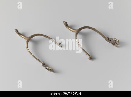 Rail de Berlin argent, Anonyme, 1825 - 1832 Rail de Berlin argent avec salles de cygne et petit train ondulé. Argent allemand des pays-Bas Banque D'Images