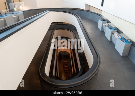 Escaliers en spirale dans les Musées du Vatican, Vatican, Rome, Italie Banque D'Images