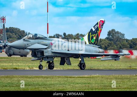 Typhon EF2000 de l'armée de l'air italienne au riat 2023 - RAF Fairford Banque D'Images