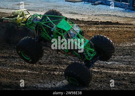 Monster trucks de Monsterjam à la Plata Buenos Aires Banque D'Images