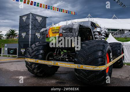 Monster trucks de Monsterjam à la Plata Buenos Aires Banque D'Images