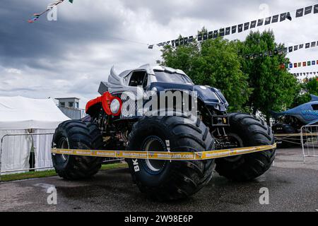 Monster trucks de Monsterjam à la Plata Buenos Aires Banque D'Images