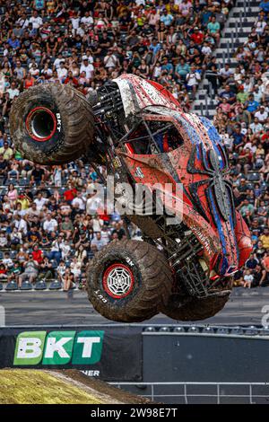 Monster trucks de Monsterjam à la Plata Buenos Aires Banque D'Images