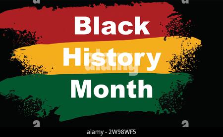 Black History Month Celebrate. Vector illustration design graphique Black History Month Illustration de Vecteur