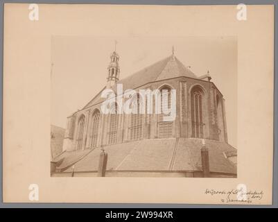 Chœur de la Grote ou Sint-Jacobskerk à la Haye, Anonyme (Monumentenzorg) (attribué à), 1890 - 1920 photographie support photographique la Haye. Carton imprimé albumen église (extérieur) Grande église Banque D'Images