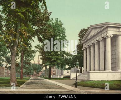 Whig et Clio Halls, Princeton University, Princeton, New Jersey 1903. Banque D'Images