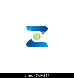 Z logo conception simple. Icône lettre Z Illustration de Vecteur