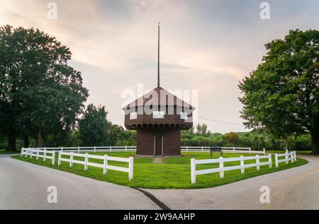 The Mad Anthony Wayne Blockhouse à Erie, PA Banque D'Images