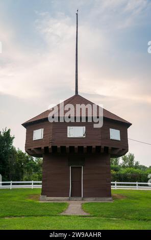 The Mad Anthony Wayne Blockhouse à Erie, PA Banque D'Images