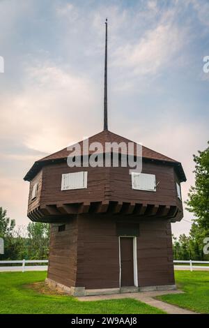 The Mad Anthony Wayne Blockhouse à Erie, PA Banque D'Images