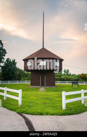 The Mad Anthony Wayne Blockhouse à Erie, PA Banque D'Images