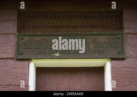 The Mad Anthony Wayne Blockhouse à Erie, PA Banque D'Images