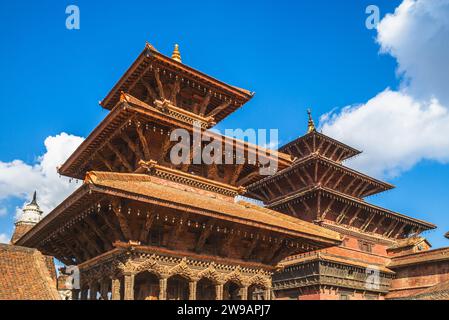 Paysage de Patan Durbar Square situé à Katmandou au Népal Banque D'Images